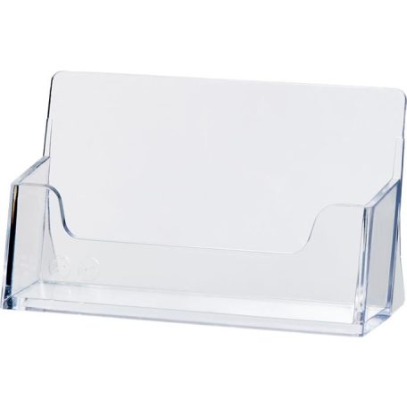 HELIT Névjegytartó, műanyag, 50 db-os, HELIT, víztiszta