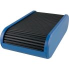 HELIT Névjegytartó, 300 db-os, rolós, fekvő, HELIT "Linear", kék