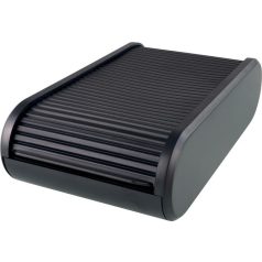   HELIT Névjegytartó, 300 db-os, rolós, fekvő, HELIT "Linear", fekete