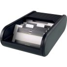 HELIT Névjegytartó, 300 db-os, rolós, fekvő, HELIT "Linear", fekete