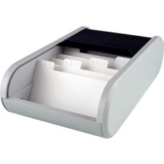   HELIT Névjegytartó, 300 db-os, rolós, fekvő, HELIT "Linear", szürke