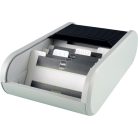 HELIT Névjegytartó, 300 db-os, rolós, fekvő, HELIT "Linear", szürke