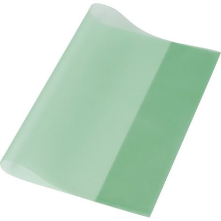 PANTA PLAST Füzet- és könyvborító, A4, PP, 80 mikron, narancsos felület, PANTA PLAST, zöld