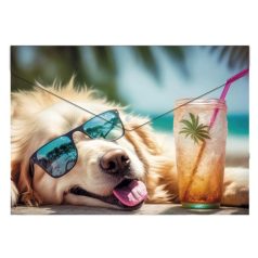   PANTA PLAST Irattartó tasak, A5 PP, patentos, 180 mikron, PANTA PLAST "Chillout dog"