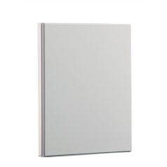   PANTA PLAST Gyűrűs könyv, panorámás, 4 gyűrű, 25 mm, A4, PP/karton, PANTA PLAST, fehér