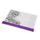 PANTA PLAST Könyökalátét, A3, 410x297 mm, színezhető, szamárfül védővel, PANTA PLAST, "virágos"