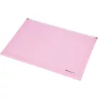 PANTA PLAST Irattartó tasak, A4, PP, cipzáras, talpas, PANTA PLAST, pasztell rózsaszín