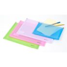 PANTA PLAST Irattartó tasak, A4, PP, cipzáras, PANTA PLAST, pasztell rózsaszín