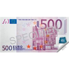   PANTA PLAST Jegyzettömb, 70 lap, 120x61,5 mm, PANTA PLAST "500 Euro"