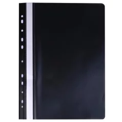   VICTORIA OFFICE Gyorsfűző, lefűzhető, PP, A4, VICTORIA OFFICE, fekete