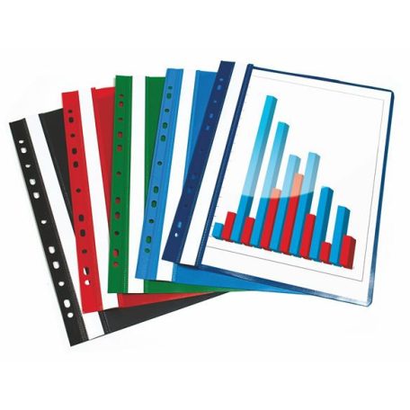 VICTORIA OFFICE Gyorsfűző, lefűzhető, PP, A4, VICTORIA OFFICE, világoskék