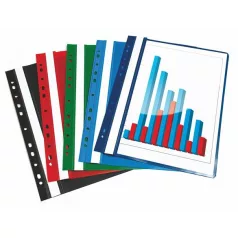   VICTORIA OFFICE Gyorsfűző, lefűzhető, PP, A4, VICTORIA OFFICE, zöld