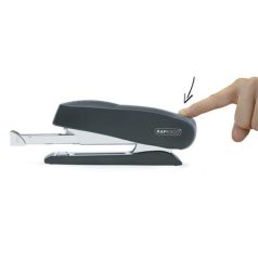   RAPESCO Tűzőgép, 24/6-8, 26/6-8, 50 lap, RAPESCO "Luna Half-Strip", fekete