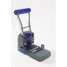 RAPESCO Lyukasztó, nagyteljesítményű, négylyukú, 100 lap, könnyített lyukasztás, RAPESCO "ECO P1100", szürke