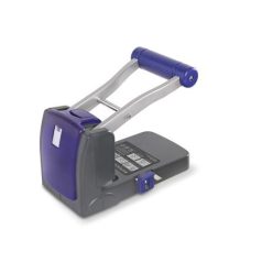   RAPESCO Lyukasztó, nagyteljesítményű, négylyukú, 100 lap, könnyített lyukasztás, RAPESCO "ECO P1100", szürke