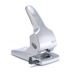   RAPESCO Lyukasztó, nagyteljesítményű, kétlyukú, 65 lap, fém, RAPESCO "Zero 65", ezüst