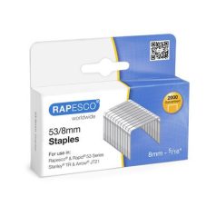 RAPESCO Tűzőkapocs, 53/8, horganyzott, RAPESCO