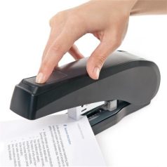   RAPESCO Tűzőgép, 24/6, 923/8-12, nagyteljesítményű, 90 lap, könnyített tűzés, RAPESCO "ECO X5", fekete