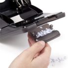 RAPESCO Lyukasztó, kétlyukú, 50 lap, könnyített lyukasztás, RAPESCO "X5", fekete