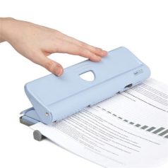   RAPESCO Lyukasztó, négylyukú, 22 lap, fém, RAPESCO "720", világoskék
