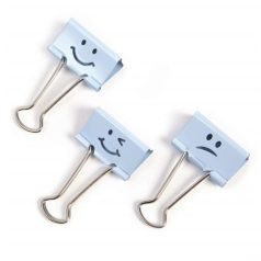   RAPESCO Bindercsipesz, 32 mm, "Fun", RAPESCO, világoskék