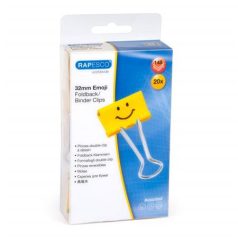   RAPESCO Bindercsipesz, 32 mm, "Fun", RAPESCO, sárga