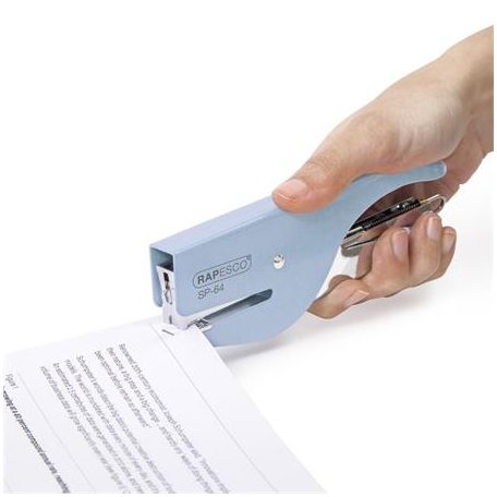 RAPESCO Tűzőgép, kézi, 21/4, 12 lap, RAPESCO "SP-64", kék