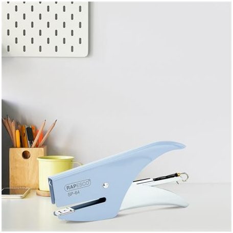 RAPESCO Tűzőgép, kézi, 21/4, 12 lap, RAPESCO "SP-64", kék