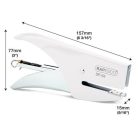 RAPESCO Tűzőgép, kézi, 21/4, 12 lap, RAPESCO "SP-64", fehér