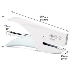   RAPESCO Tűzőgép, kézi, 21/4, 12 lap, RAPESCO "SP-64", fehér