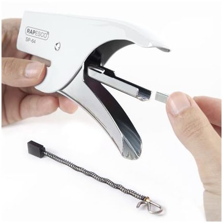 RAPESCO Tűzőgép, kézi, 21/4, 12 lap, RAPESCO "SP-64", fehér