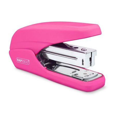 RAPESCO Tűzőgép, 24/6, 26/6, 25 lap, könnyített tűzés, RAPESCO "X5 Less Effort", pink