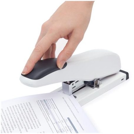 RAPESCO Tűzőgép, nagyteljesítményű, 923/6-13, 24/6-8, 100 lap, antibakteriális, RAPESCO "ECO HD-100", fehér