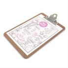 RAPESCO Felírótábla, fa, A5, RAPESCO