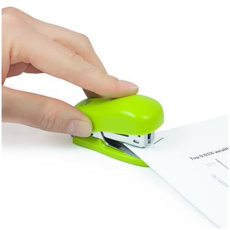 RAPESCO Tűzőgép, 24/6, 26/6, 12 lap, RAPESCO "Bug Mini", zöld