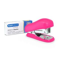   RAPESCO Tűzőgép, 24/6, 26/6, 12 lap, RAPESCO "Bug Mini", pink