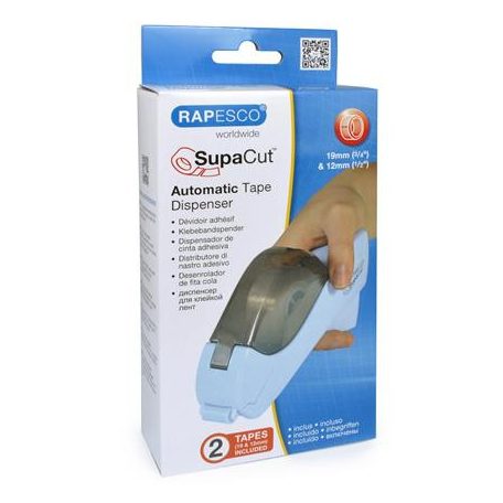RAPESCO Ragasztószalag-adagoló, RAPESCO "SupaCut", világoskék