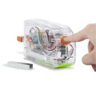 RAPESCO Tűzőgép, 26/6, 15 lap, elemes, USB töltővel, RAPESCO "626EL", átlátszó