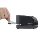 RAPESCO Tűzőgép, 26/6, 15 lap, elemes, USB töltővel, RAPESCO "626EL", fekete