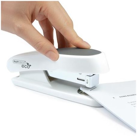 RAPESCO Tűzőgép, 24/6, 20 lap, antibakteriális, RAPESCO "Germ-Savvy ECO Sting Ray", fehér