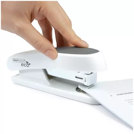 RAPESCO Tűzőgép, 24/6, 20 lap, antibakteriális, RAPESCO "Germ-Savvy ECO Sting Ray", fehér