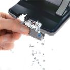 RAPESCO Lyukasztó, kétlyukú, 30 lap, könnyített lyukasztás, RAPESCO "ECO X5", fehér