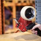 RAPESCO Csomagzáró gép, kézi, RAPESCO "960", 2 db csomagolószalaggal, 1 db késsel