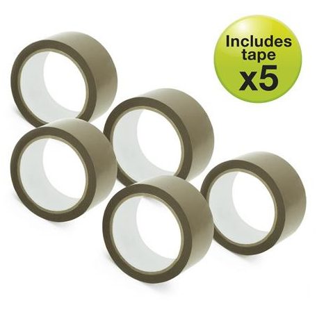 RAPESCO Csomagzáró gép, RAPESCO "Germ-Savvy® 960", 5 db barna csomagolószalaggal, 1 db késsel