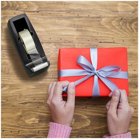 RAPESCO Ragasztószalag-adagoló, RAPESCO "300", fekete