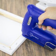   RAPESCO Tűzőpisztoly, vezeték nélküli, elektromos, USB, RAPESCO Germ-Savvy "T12-USB", kék