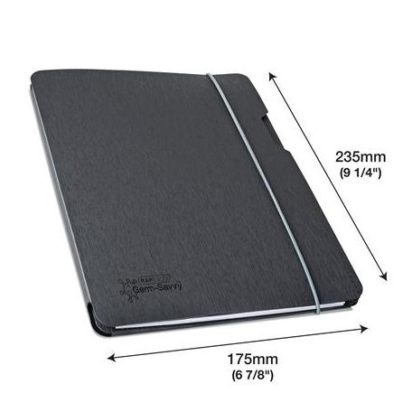 RAPESCO Konferencia mappa, A5, antibakteriális, PP, RAPESCO, fekete