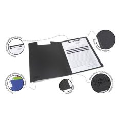   RAPESCO Felírótábla, antibakteriális, A4, RAPESCO "Germ-Savvy®", fekete