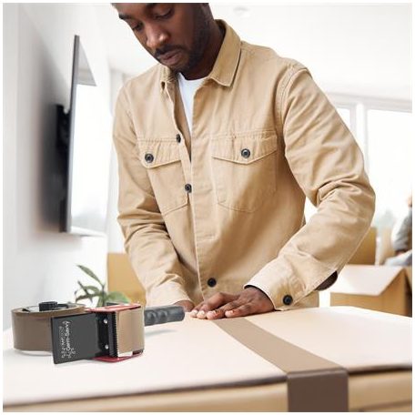 RAPESCO Csomagzáró gép, RAPESCO "Germ-Savvy® 960", barna csomagolószalaggal