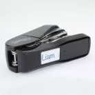 RAPESCO Tűzőgép, 24/6, 35 lap, könnyített tűzés, antibakteriális, RAPESCO "ECO Less Effort", fekete